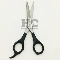 Ciseaux de coiffure professionnels pour droitiers, droits, en acier inoxydable, à dents fines, 28 dents, manche long, pour barbier