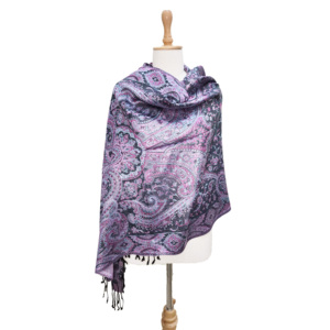 Pañuelos y chales de seda suave para mujer, ligeros, estampados, elegantes, para el cuello, hombros o como accesorio para la cabeza - Product Image 5