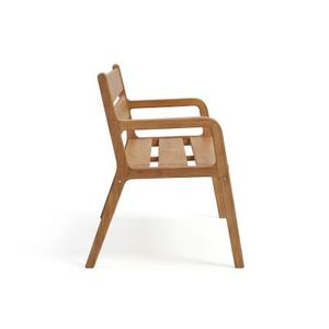 Banc de jardin en teck, style traditionnel, meubles en bois massif, durables, imperméables, écologiques, pieds coniques, utilisation sur sol dur - Product Image 4