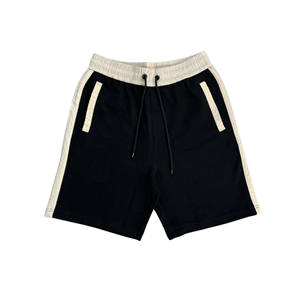 Pantalones cortos de forro polar para hombre, tela suave y transpirable, cintura elástica con cordón, bolsillo, cómodos, casuales, deportivos, para gimnasio, correr, entrenamiento. - Product Image 5