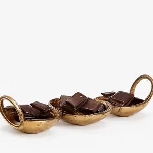 Party Metal Chocolate <b>Bowl</b> Stainless <b>Steel</b> Serving <b>Bowl</b> for Candy Dry Fruits Snacks Home - Product Image 3