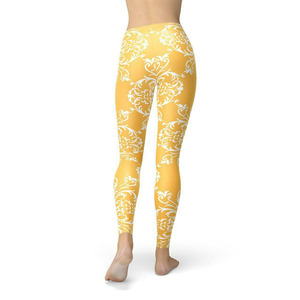 Breathable Cotton Good Quality Printed Women Leggings Available in New Designs With Custom Logo Size and Colors - Product Image 2
