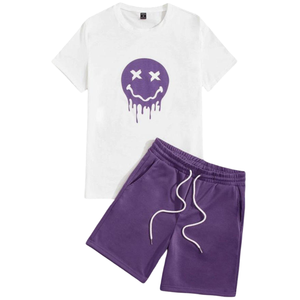 Conjunto de Verano para Hombre de Alta Calidad a Precio de Mayoreo, Nuevo Modelo 2026, Conjunto de Dos Piezas en Color Sólido, Personalizable - Product Image 4