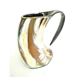 Jarra Grande de Cuerno Natural Vikinga, Inspirada en Juego de Tronos, con Logotipo Personalizable, Hecha a Mano, de Alta Calidad, Ecológica y de Diseño Moderno - Product Image 2