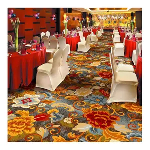 走廊地毯顶级品质五星级酒店80% 羊毛和20% 走廊酒店Axminster地毯中国羊毛热卖新设计