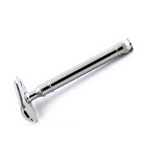 3pcs Professional Men’s <b>Grooming</b> Shaving <b>Kit</b> Double Edge Safety Razor Butterfly Open Reusable Stainless Steel Manual Shaver - Product Image 6
