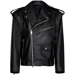 Veste en cuir de haute qualité pour hommes, très élégante et stylée - Product Image 1