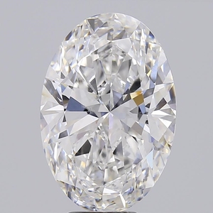 Diamant ovale certifié IGI 7.06 VVS2, diamant cultivé en laboratoire, neuf - Product Image 1