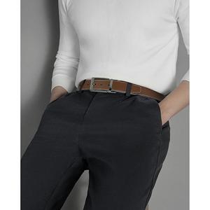 Ceinture en cuir tressée pour homme, nouveau design, vente en gros, pour tenues décontractées et habillées - Product Image 2