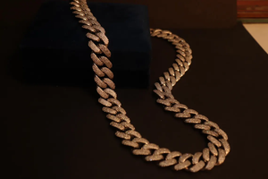 Men's 18K Solid Real Gold Plated Zinc Alloy Link Chain <b>Choker</b> Necklace Hiphop Style Party Jewelry For Unisex - Product Image 3