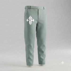 Traje de Pantalón y Chaqueta de Terciopelo Estilo Italiano para Hombre, Antiarrugas, Transpirable, Cierre de Botones, Diseño Plano Frontal, Viscosa/Poliéster - Product Image 3