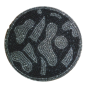 Beaded <b>Coaster</b> 10mm Thick <b>Drink</b> <b>Coaster</b> Embroidery Table Mat Cup Eco-Friendly Customizable Beaded <b>Coaster</b> Best Price - Product Image 1