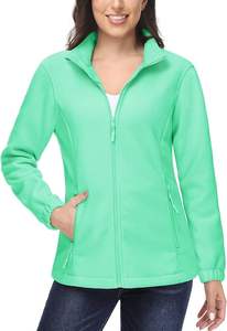 Chaqueta Acolchada de Forro Polar para Mujer, con Cierre, Ligera, Suave, Cálida, con Capucha, Mangas Largas, Bolsillos, Invierno, 100% Poliéster, Tejido de Punto - Product Image 5