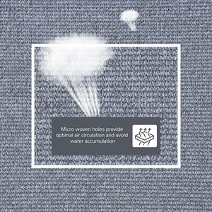 Tenda Parasole Grigia 13 x 20 per Esterni, Telo Ombreggiante per Patio, Terrazzo e Giardino con Anelli a D e Corda Inclusi - Product Image 4