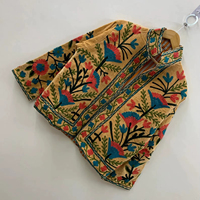 Veste en velours brodée Suzani pour femme, faite à la main, style bohème, courte, à motifs floraux, idéale pour les festivals, veste de créateur, très vendue
