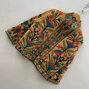 Hot Selling Women Suzani Embroidered Velvet Jacket Handmade Boho Floral Short <b>Coat</b> Festival Wear Designer Jacket - Product Image 1