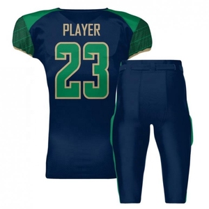 Men's <b>Red</b> American Football Jersey Number 21 V-Neck Short Sleeve Moisture Wicking Polyester Apparel - Product Image 3