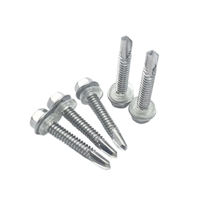 Vis en acier zingué pour l'amélioration de l'habitat Auto-perçage à tête ovale à entraînement hexagonal DIN Standard - Product Image 1