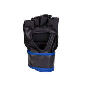 Guantes de MMA de cuero PU duradero para entrenamiento, sparring, medio dedo y fitness, guantes de combate con logo personalizado, fabricante mayorista - Product Image 5