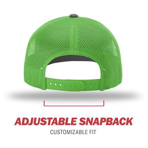 Casquette de camionneur personnalisée respirante et imperméable avec fermeture à boucle simple, en toile 100 % polyester, style fête pour hommes adultes - Product Image 4