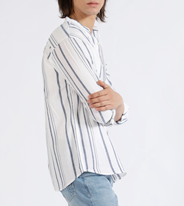 Camisa Casual de Verano de Estilo Moderno, Personalizada, de Doble Botonadura, Satén Vintage, con Dibujos Animados y Logotipo, de Algodón, Manga Larga para Hombre - Product Image 5