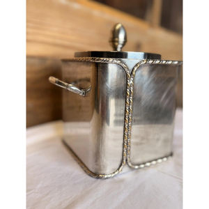 Customized Handmade Metal Ice Bucket With Gold Finished & Tong Soft Drinks <b>Cooled</b> Storage Basket Indoor Parties Ice cube - Product Image 1