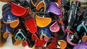 Botas de cuero FETLOCK para tendón, botines de diseñador de lujo con purpurina, fabricante al por mayor - Product Image 4