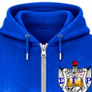 Sigma Gamma Rho Tie Dye <b>Women's</b> Oversized <b>Hoodie</b> Black <b>White</b> Color Custom Greek Letter Printed Pullover Casual Fleece Streetwear - Product Image 5