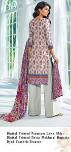 ชุดลำลองสไตล์ปากีสถานสำหรับผู้หญิง ชุดสาหรี่กะมีซสำหรับผู้หญิง ชุดฤดูร้อนสำหรับผู้หญิง เสื้อผ้าสไตล์อิสลามสำหรับสุภาพสตรี - Product Image 3