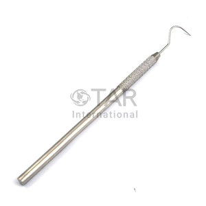 Sonda exploradora dental profesional 23 con gancho de Shepherds para diagnóstico preciso, examen oral, cuidado dental e instrumentos médicos - Product Image 1