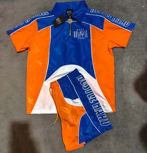 Conjuntos Deportivos de Camuflaje Personalizados para Hombre, Sudadera con Capucha y Pantalones Cortos de Alta Calidad 100% Poliéster, Conjuntos Deportivos de Nailon con Estampado Sublimado para Hombre - Product Image 2