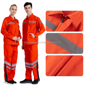 Combinaison de travail réfléchissante pour hommes, uniforme en polyester, ajustement réglable, multi-poches, usage industriel - Product Image 6