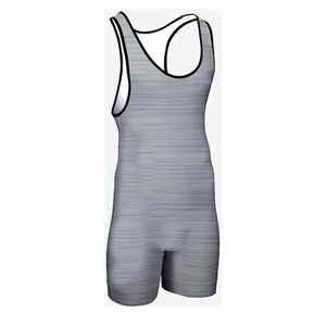 Design Your Own Customized Color Short Sleeve Breathable Quick Dry Light <b>Weight</b> Wrestling Singlet OEM Service - Product Image 5