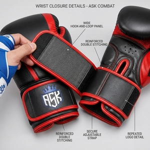 Guantes de boxeo confiables con acolchado que absorbe los impactos, soporte seguro para la muñeca y comodidad duradera para entrenamiento de boxeo intenso. - Product Image 6