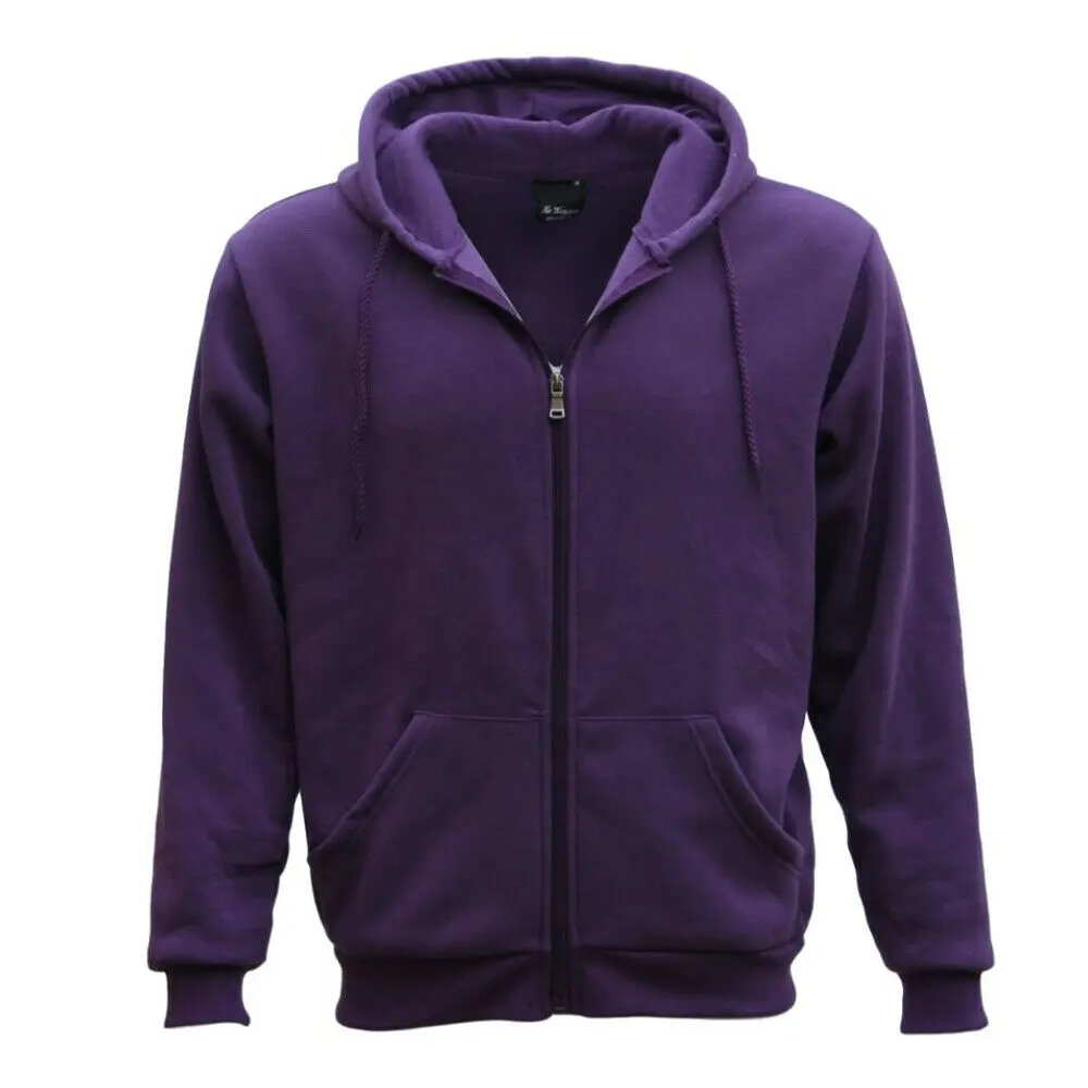 GAF 2021 Adult Unisex Plain Fleece Hoodie Hooded Jacket Men's Zip Up Sweatshirt Jumper soft fleece hoodies