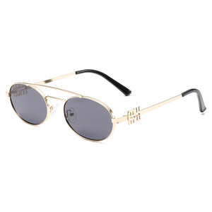 RTS Oval Metal UV Protection <b>Sunglasses</b> 2026 Trending Retro for <b>Men</b> and Women's Sun Glasses - Product Image 1