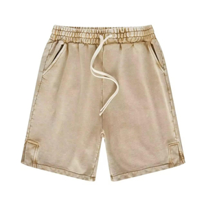 Shorts de algodón para hombre para conjuntos de verano informales, shorts de algodón para hombre con diseño de cintura flexible, shorts de algodón personalizados para hombre - Product Image 6