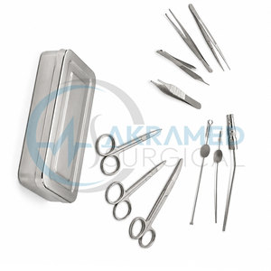 Juego de 92 Instrumentos Básicos para Cirugía Menor con Caja de Esterilización de Acero Inoxidable, Instrumentos Quirúrgicos con Certificación CE - Product Image 5