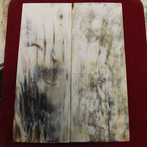 Plaque en corne de buffle blanche naturelle d'Afrique du Sud, fabriquée à la main, écologique et moderne pour la fabrication de lunettes, à prix de gros - Product Image 2