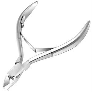 Coupe-ongles en acier inoxydable, lame plate, pointe acérée, durable, ouverture large, style professionnel pour adultes, style simple - Product Image 1