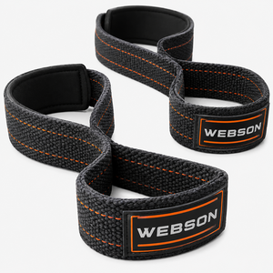 Correas de Levantamiento Webson de Neopreno para Ejercicio y Gimnasio, Ajustables, Ligeras, Antideslizantes, con Cierre Elástico, Unisex - Product Image 1