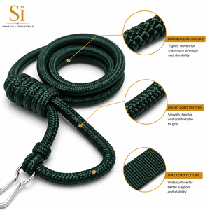 High Quality Polyester Nylon Lanyard Whistle Cord Customized Color Metal Hook Ring for Personal Defense Uniform <b>Accessories</b> - Product Image 4