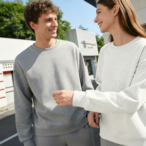 Sweat-shirt à épaules tombantes pour homme, coton lourd de qualité supérieure, style streetwear oversize - Product Image 5