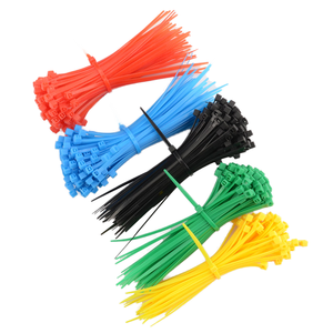 สายรัดเคเบิลแบบล็อคเองได้ หลายสี ขนาดสั่งทำได้ ยี่ห้อ Hooyu รุ่น Nylon-66 HY011 สำหรับจัดการสายไฟ - Product Image 1