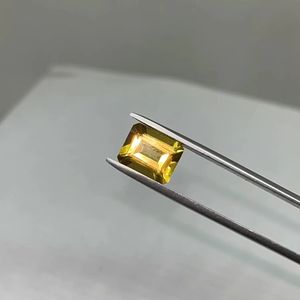Citrino Dorado Natural de 7x5MM, Gema Suelta de la Mejor Calidad, Forma Octogonal, para la Elaboración de Joyas - Product Image 1