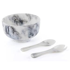 Classic Modern Resin <b>Bowl</b> and Spoon <b>Set</b> Home Decor New Design Resin Salad Mixing <b>Bowl</b> Eco-Friendly Fruit <b>Bowl</b> <b>Dessert</b> Serving - Product Image 1