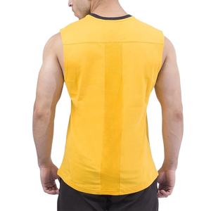 Débardeur de fitness pour hommes, nouveau gilet sans manches en pur coton à la mode pour le maillot de corps d'exercice de musculation - Product Image 2