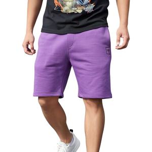 กางเกงขาสั้นผู้ชายกางเกงขาสั้นผู้ชายแบบเรียบตาข่ายลายพื้นสองชั้นสำหรับใส่ออกกำลังกายในฤดูร้อน - Product Image 1