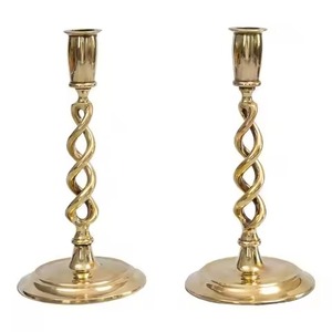 Support de bougie en métal unique pour décoration intérieure, centre de table, pièce d'appoint pour la maison ou un mariage - Product Image 5
