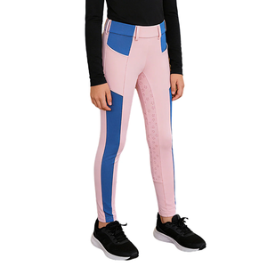 Pantalones de Montar a Caballo Profesionales, de Spandex/Algodón, Cintura Media, Tipo Denim, Antideslizantes, de Secado Rápido, Ajustados, para Ciclismo y Deportes - Product Image 5